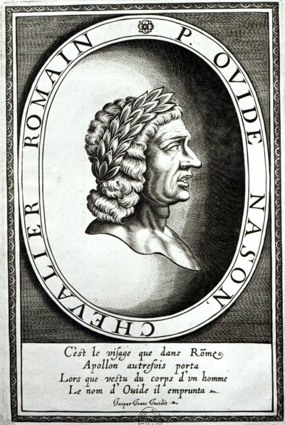 Portrait of Ovid (Publius Ovidius Naso) (43BC-17AD) by Jaspar de Isaac